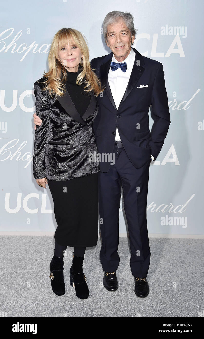 LOS ANGELES, CA - FEBRUARY 21: Rosanna Arquette (L) and Todd Morgan