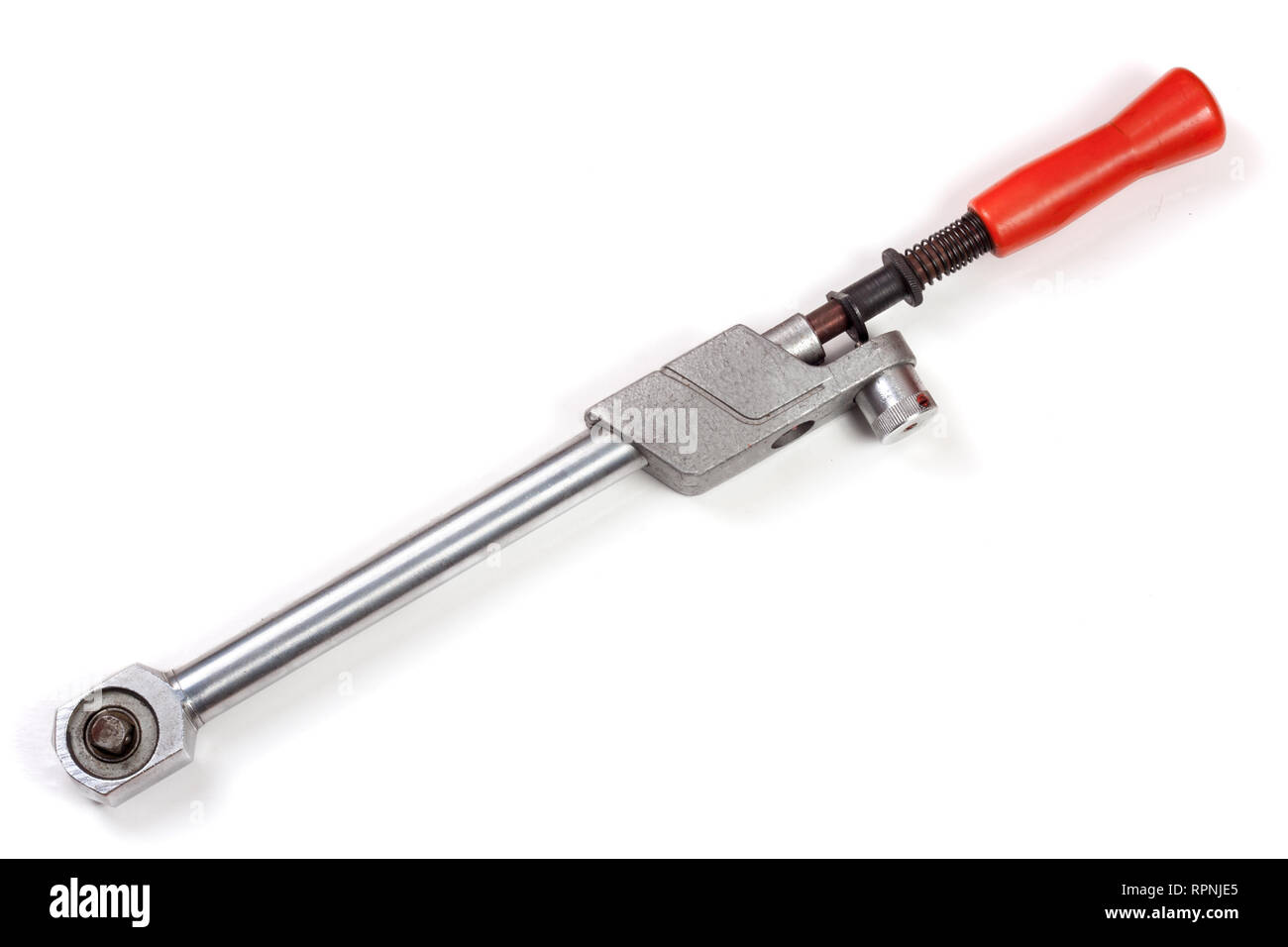New torque wrench isolated on a white background Stock Photo