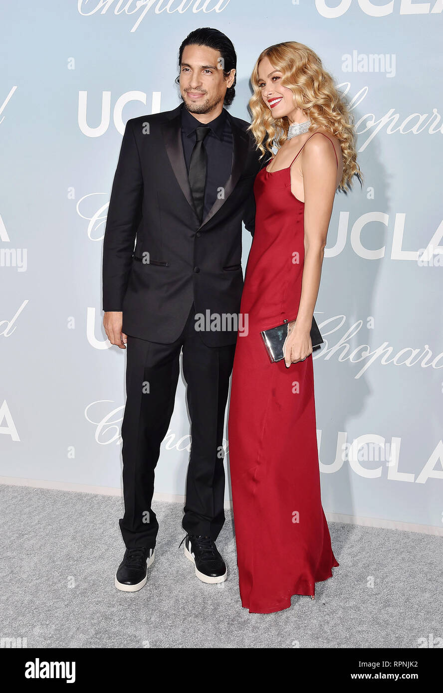 LOS ANGELES, CA - FEBRUARY 21: Benjamin Larretche (L) and Petra Nemcova