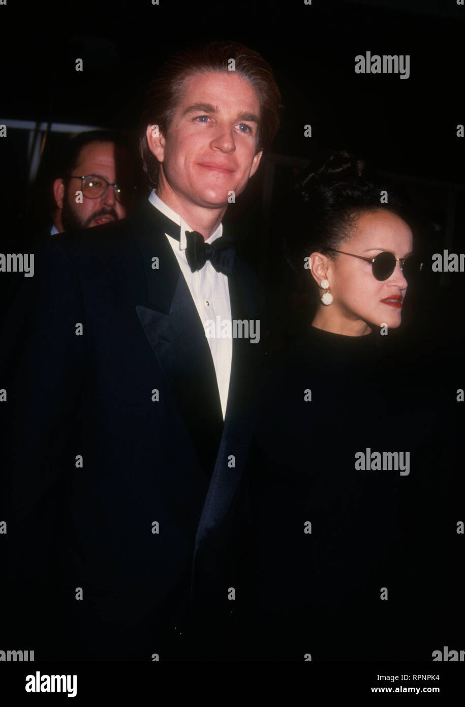 HOLLYWOOD, CA - JANUARY 16: Actor Matthew Modine and wife Caridad ...