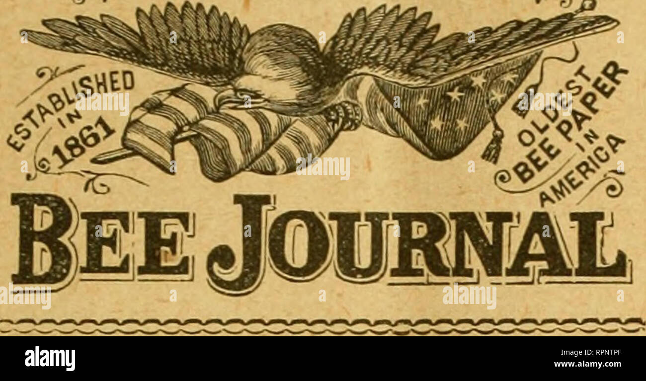 . American bee journal. Bee culture; Bees. AMERICAN BEE JOURNAL. 649 ^^^S^^^^^^^INF'-^-. AUVERTIS^IilfO RATES. 20 cents per line of Space, each Insertion. Jfo Advertisement inserted for less than $1.00. A line of this type will admit about eight words. One Inch will contain Twelve lines. Editorial Notices, 50 cents per line. Special Notices, 30 cents per line. Transient Advertisements must be paid for IN ADVANCE. D I S C O W N TF S I On 10 lines, or more, 4 times, 10%; 8 timcis, 15%; 13 times, 20%; 26 times, 30%; 52 times, 40%. On 20 lines, or more, 4 times, 1-5% ; 8 times, 20 % ; 13 times, 25 Stock Photo