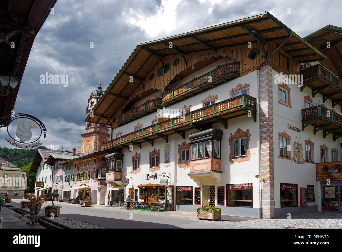 Old house facade in mittenwald hires stock photography and images Alamy
