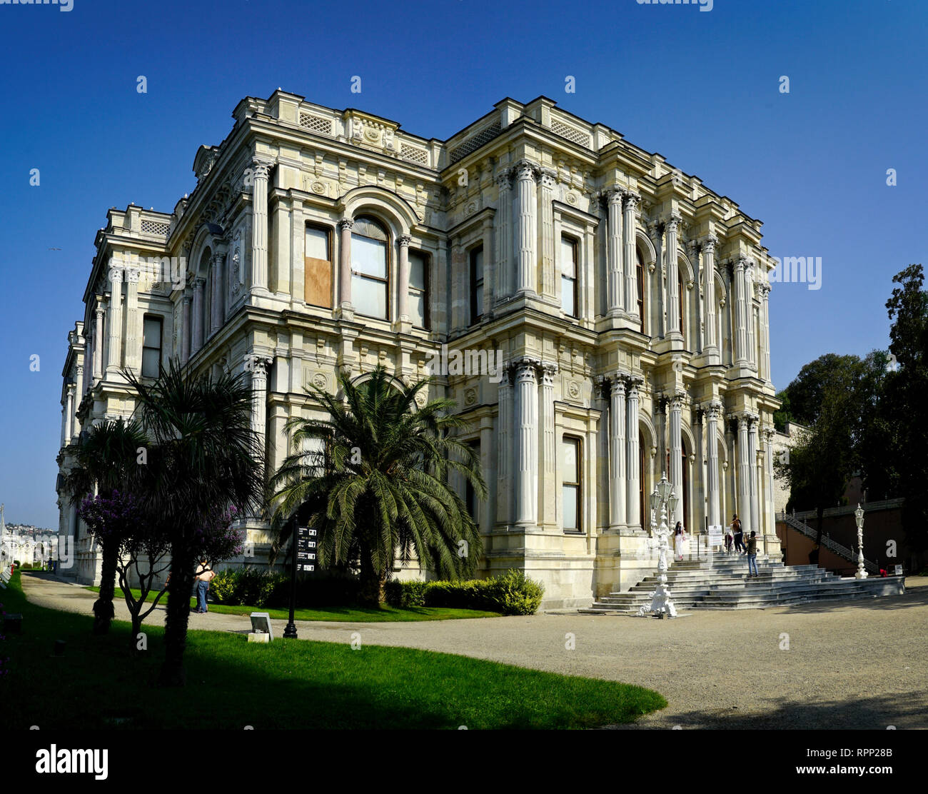 Beylerbeyi Palace in Istanbul, Turkey Stock Photo