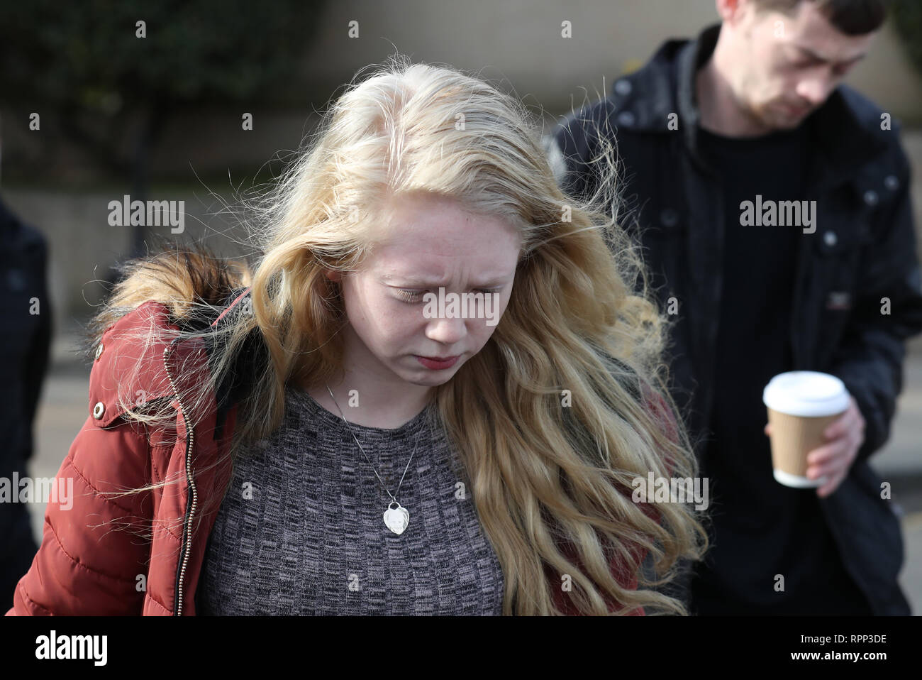 Georgina Lochrane arrives at the High Court in Glasgow, following the ...
