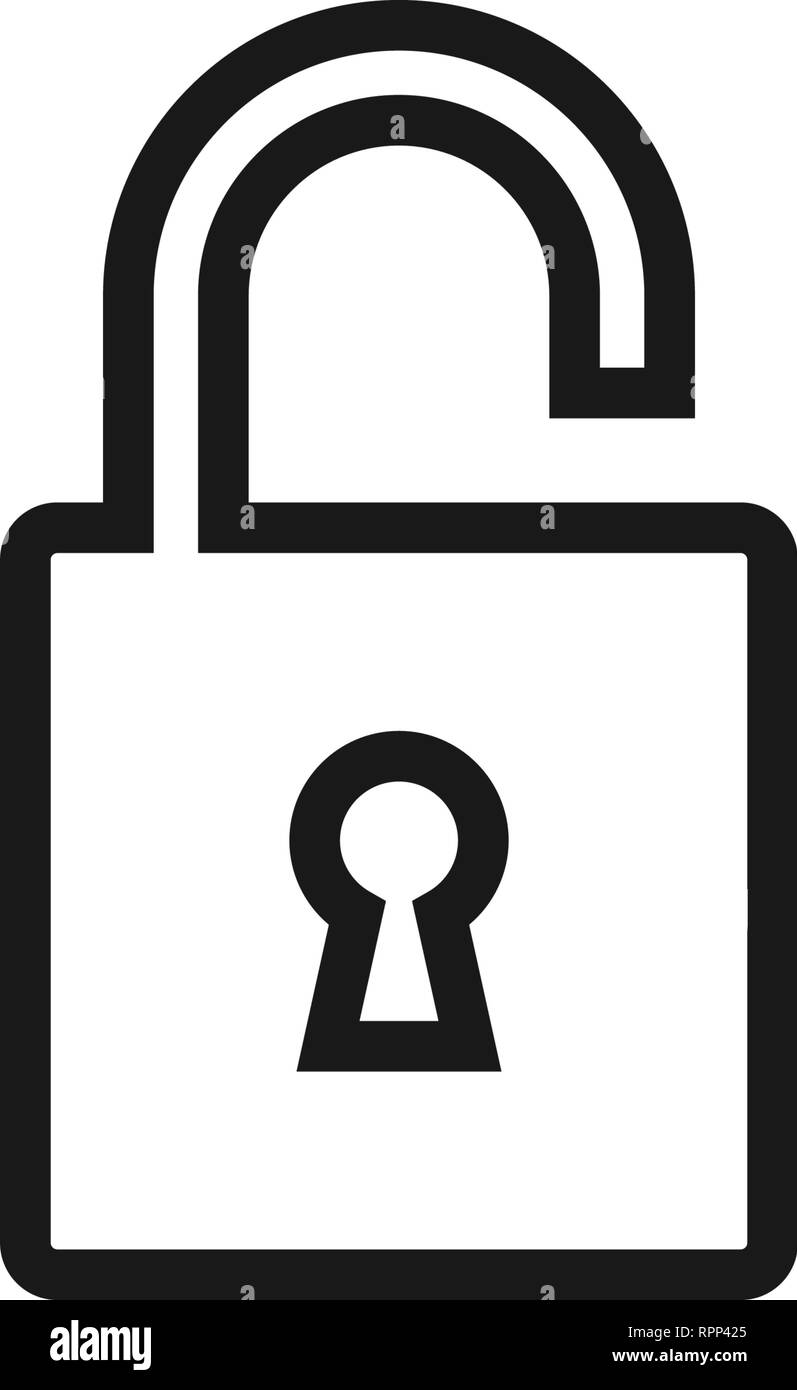 Padlock icon design template vector isolated illustration Stock Vector Image & Art Alamy