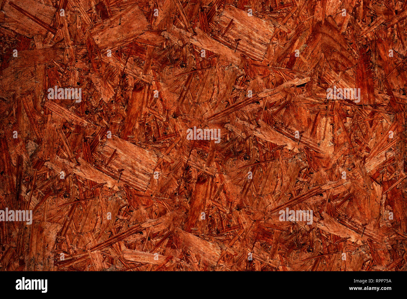 Plywood sheet glued together sawdust dark brown Stock Photo Alamy