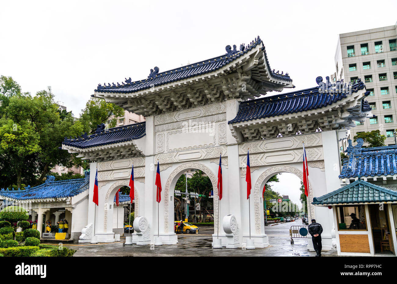 Dazhong Gate of Liberty Square in Taipei, Taiwan Stock Photo