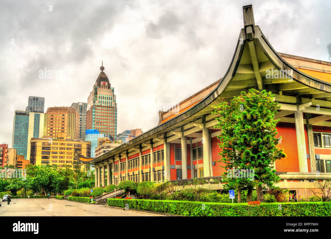 Sun Yat-Sen Memorial Hall in Taipei, Taiwan Stock Photo