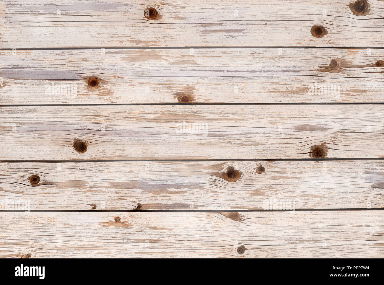 Wooden planks in a horizontal color white pickled finish Stock Photo - Alamy