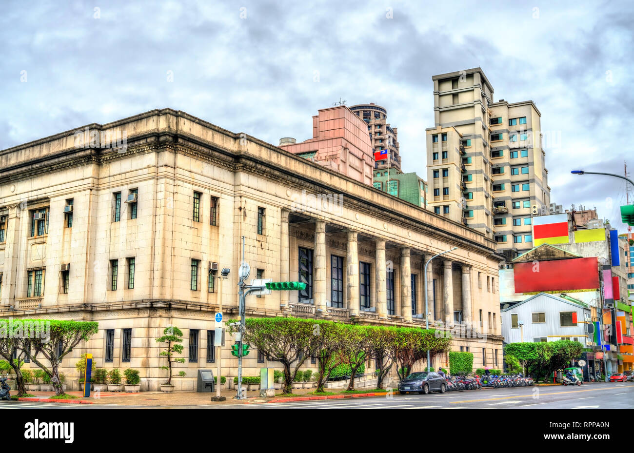 Bank of Taiwan historic Head Office buildings in Taipei Stock Photo