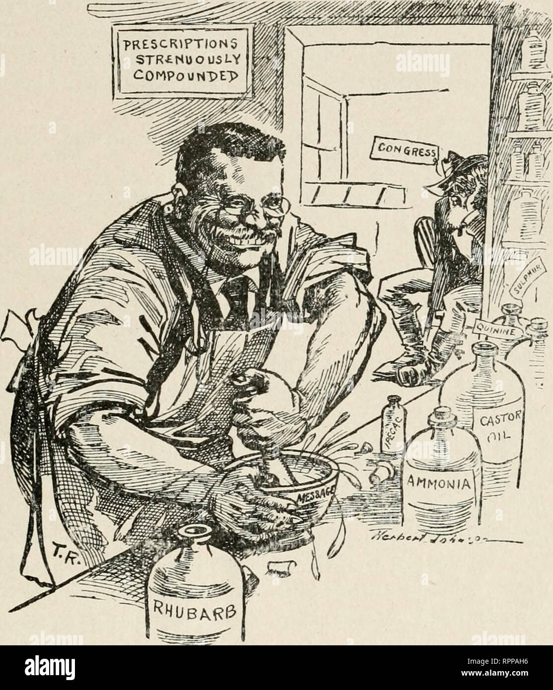 . The Alumni journal. Columbia University. College of Pharmacy; Pharmacology. THE ALUMNI JOURNAL MIXING THE LAST DOSE FOR CONGRESS.. Courtesy of^'PhurniaceuticalEra' and &quot;The Trenton, N.J. Evening Times'. DIFFERENTIATING ALPHA- AND BETANAPHTHOLS. To differentiate alphanaphthol from betanaphthol, Volcy-Boucher (Apoth.-Ztg., xxiii., p. 522) advocates the following test: Dissolve 0.5 Gm. of the naphthol in the smallest quantity of 95 per cent, alcohol required for solution, and then add 2 Cc. of a 10 per cent, copper- sulphate solution and 4 Cc. of a freshly prepared lo per cent, potassium-  Stock Photo