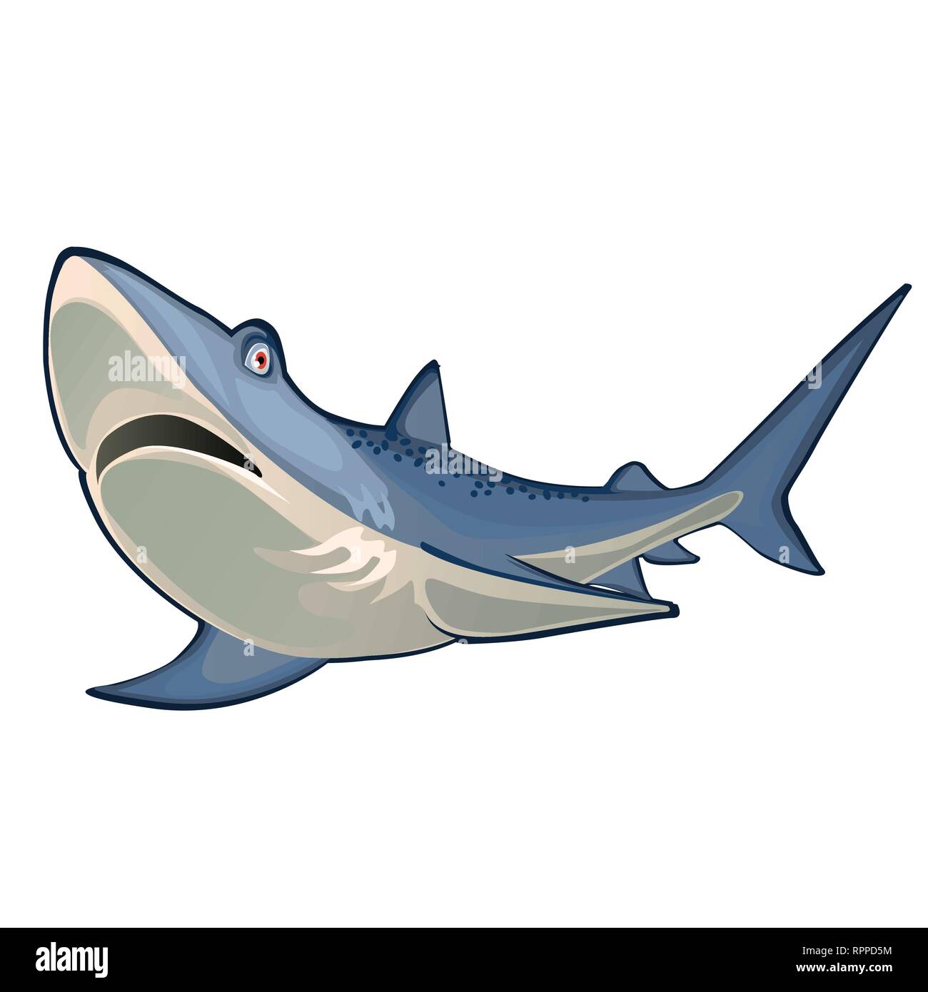 Blue Shark Drawing