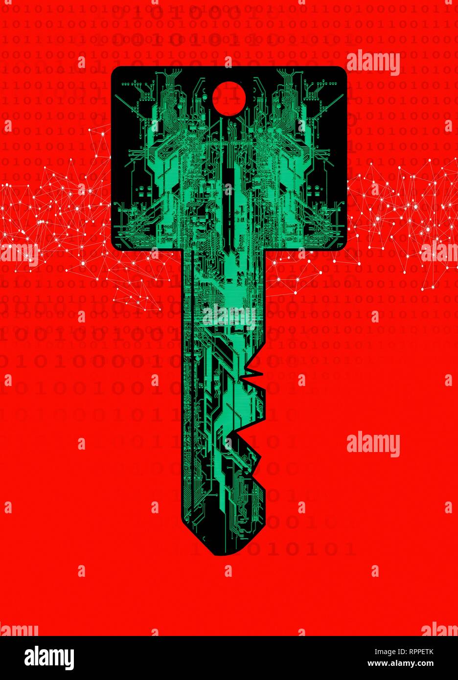 Internet security, conceptual illustration Stock Photo - Alamy