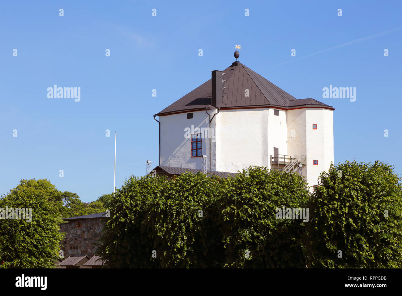 Exterior view of the medieval Nykoping castle. Stock Photo