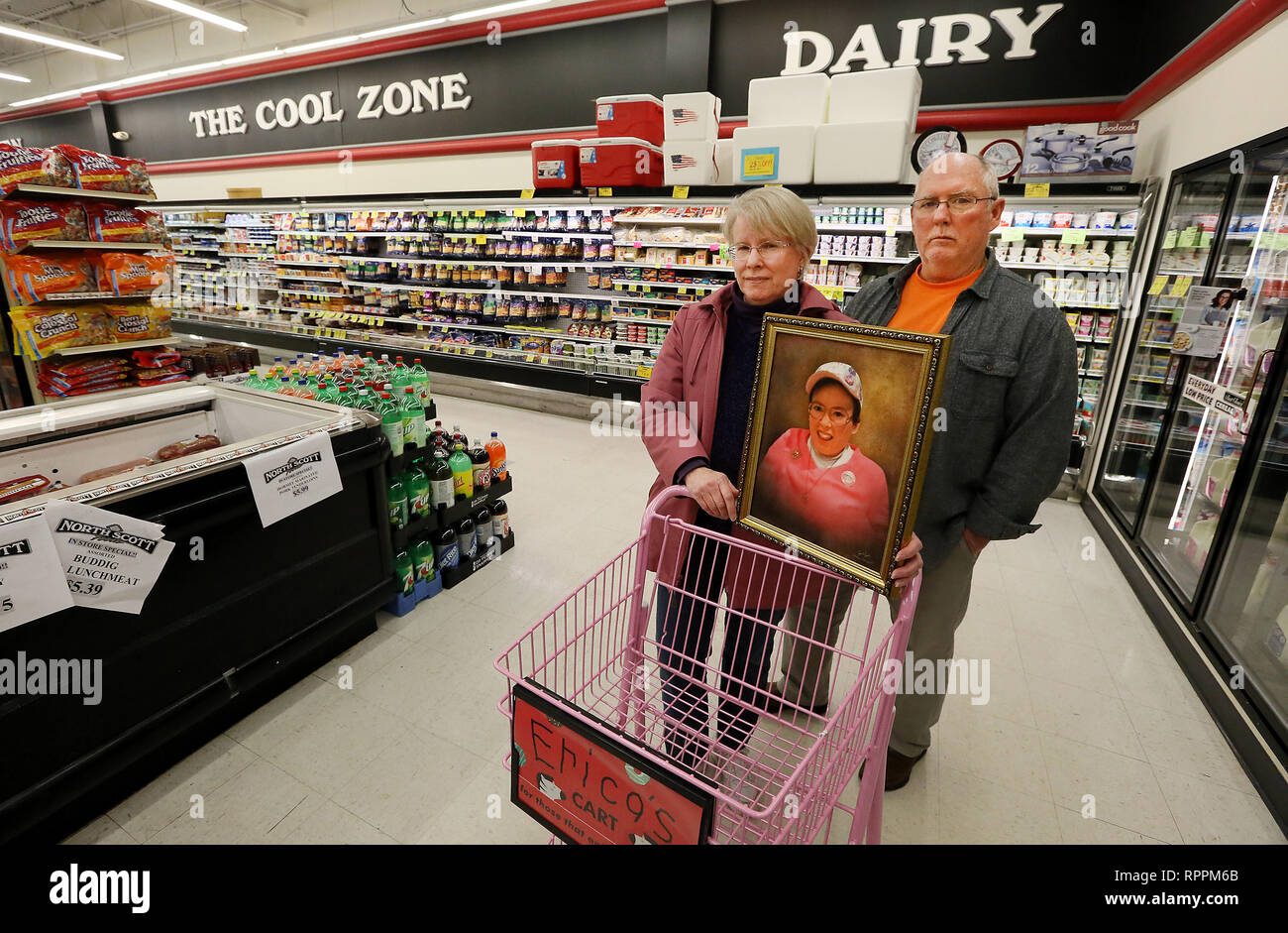 February 11, 2019 Eldridge, Iowa, U.S. Debby and Dan Reed at North