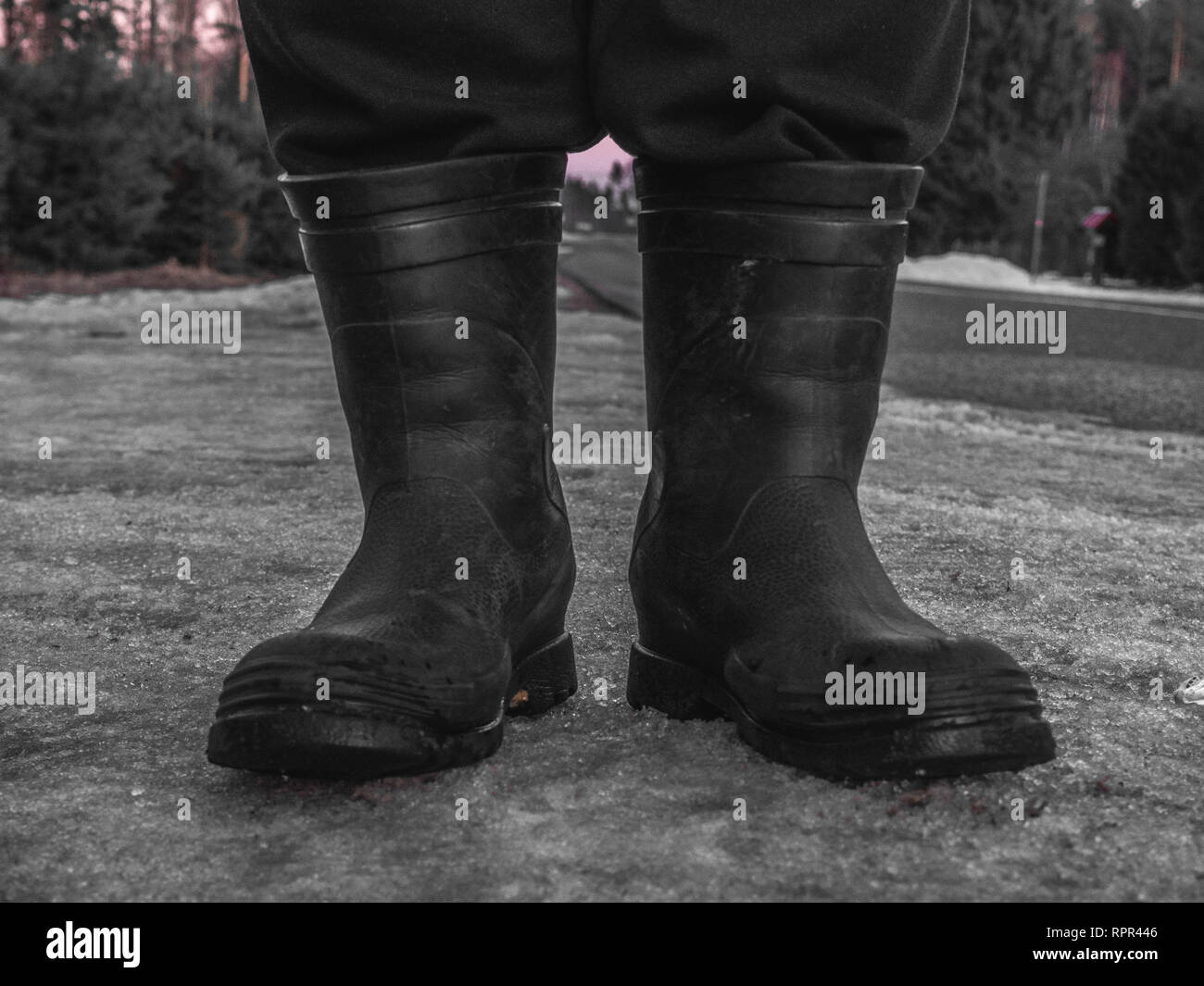 rain boots for working outside