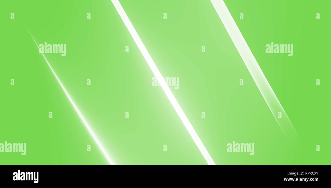 Abstract glowing light streaks on green background Stock Photo - Alamy