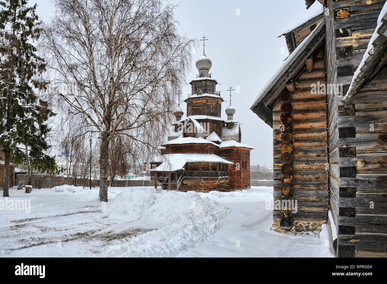 Log church of the transfiguration hi-res stock photography and images ...