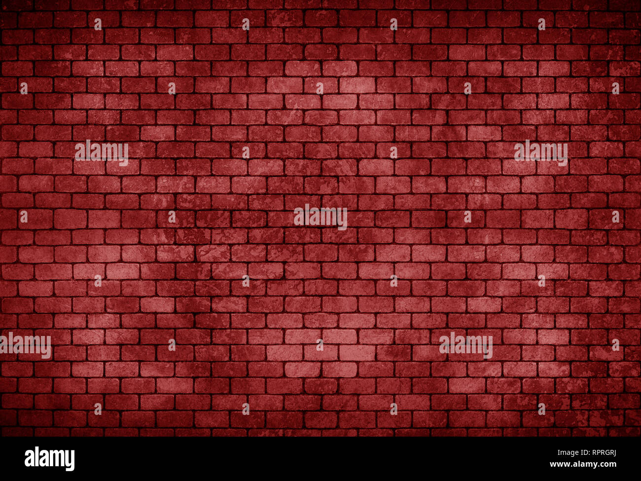Background of old vintage red brick wall Stock Photo - Alamy