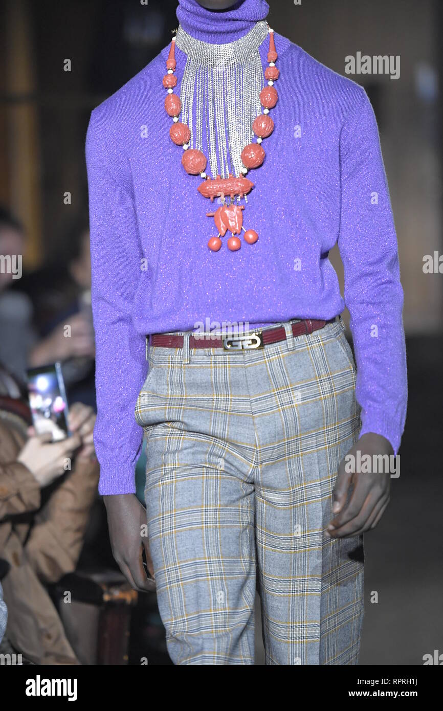 A model walks the runway during the Kidsuper Menswear Spring Summer 2020  show as part of Paris Fashion Week on June 20, 2019 in Paris, France. Photo  by JanaCallmeJ/ABACAPRESS.COM Stock Photo - Alamy