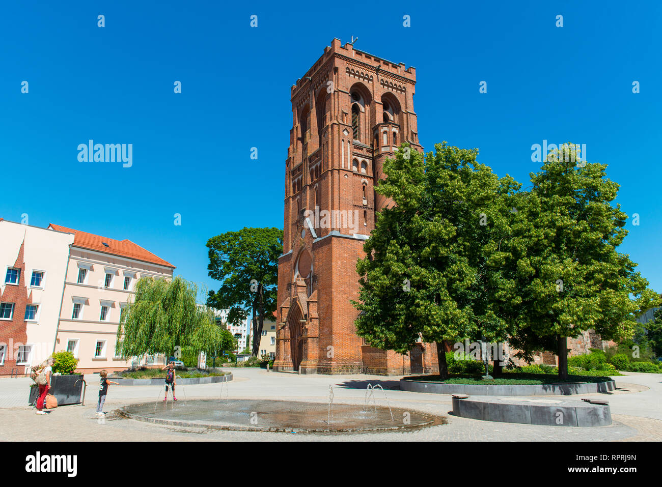 Church of Saint Catherine, Katherinen-Kirche, Schwedt, Uckermark, Brandenburg, Germany Stock Photo