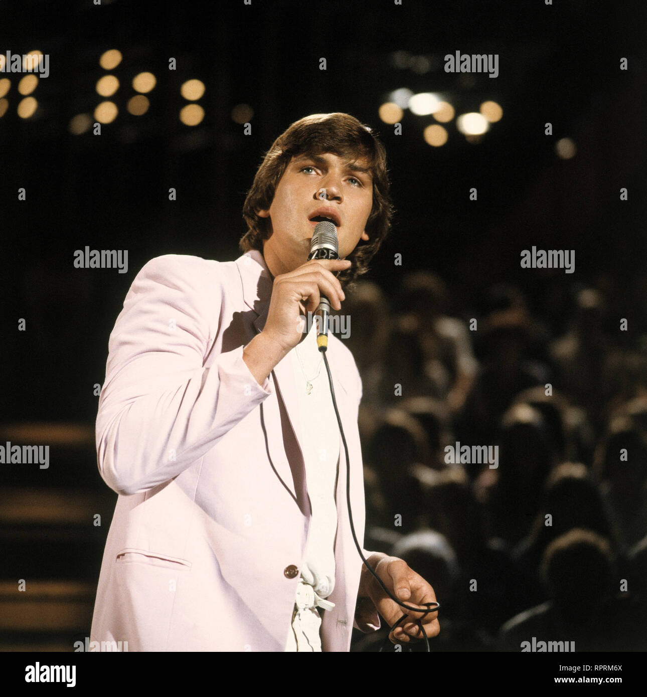 HITPARADE JOHNNY LOGAN - Aufnahme: &lsquo;Hitparade&rsquo;, 1980 Stock Photo - Alamy