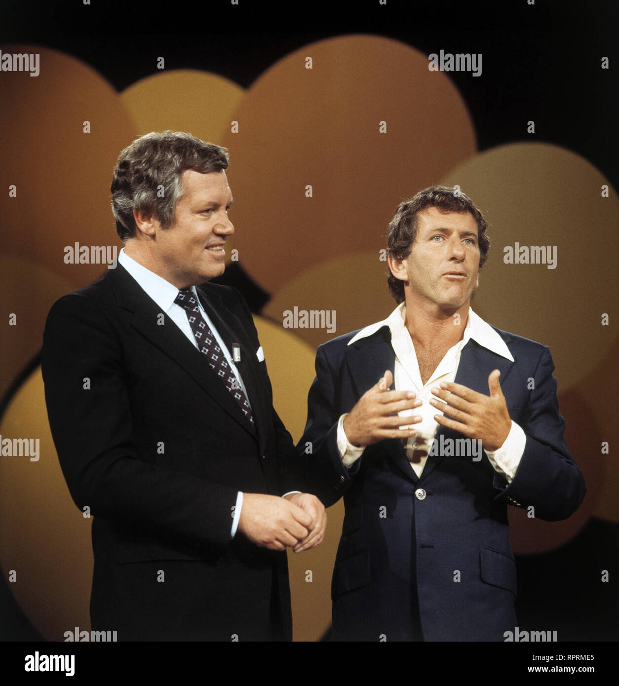 DER GROSSE PREIS WIM THOELKE und Schauspieler BARRY NEWMAN, Sendung vom 21.6.1979 Stock Photo