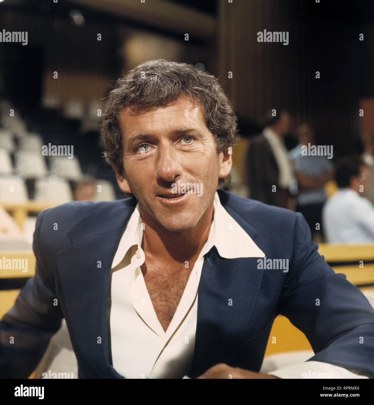 DER GROSSE PREIS Der amerikanische Schauspieler BARRY NEWMAN, zu Gast in der Sendung vom 21.6.1979 Stock Photo