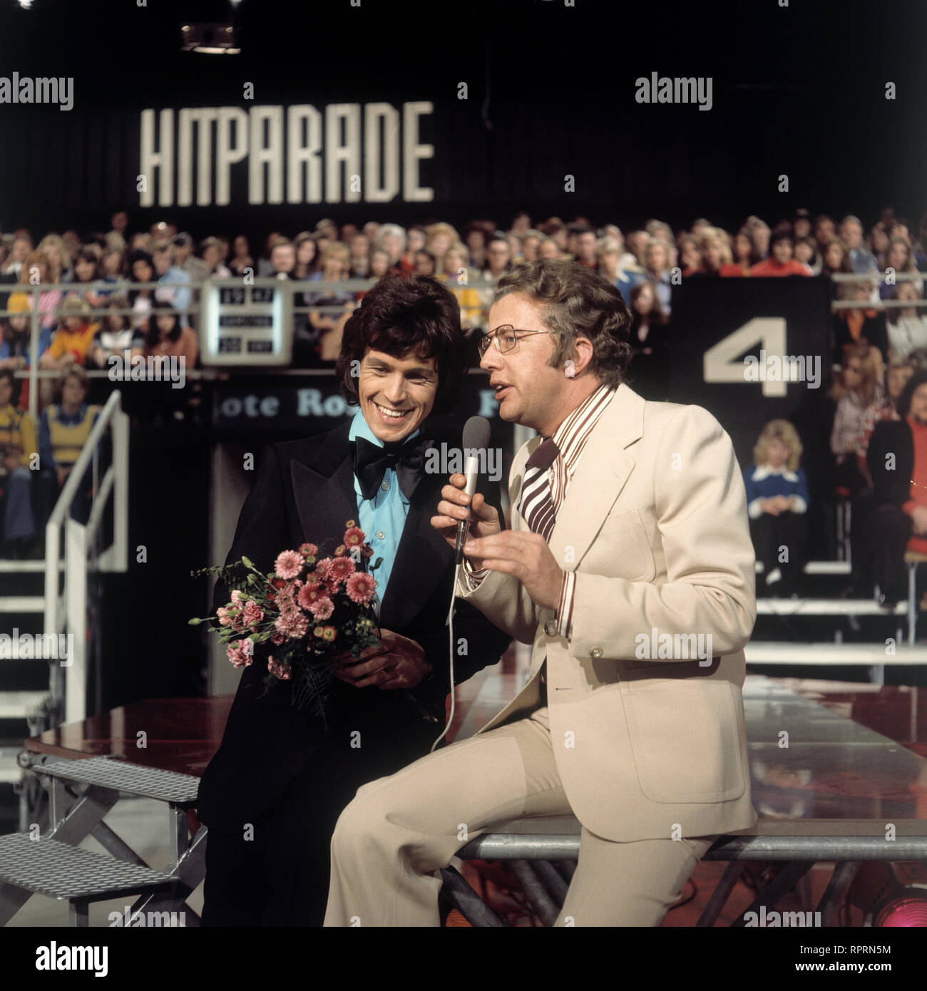 HITPARADE / FREDDY BRECK mit DIETER THOMAS HECK, 1973 Grimm598 Stock Photo