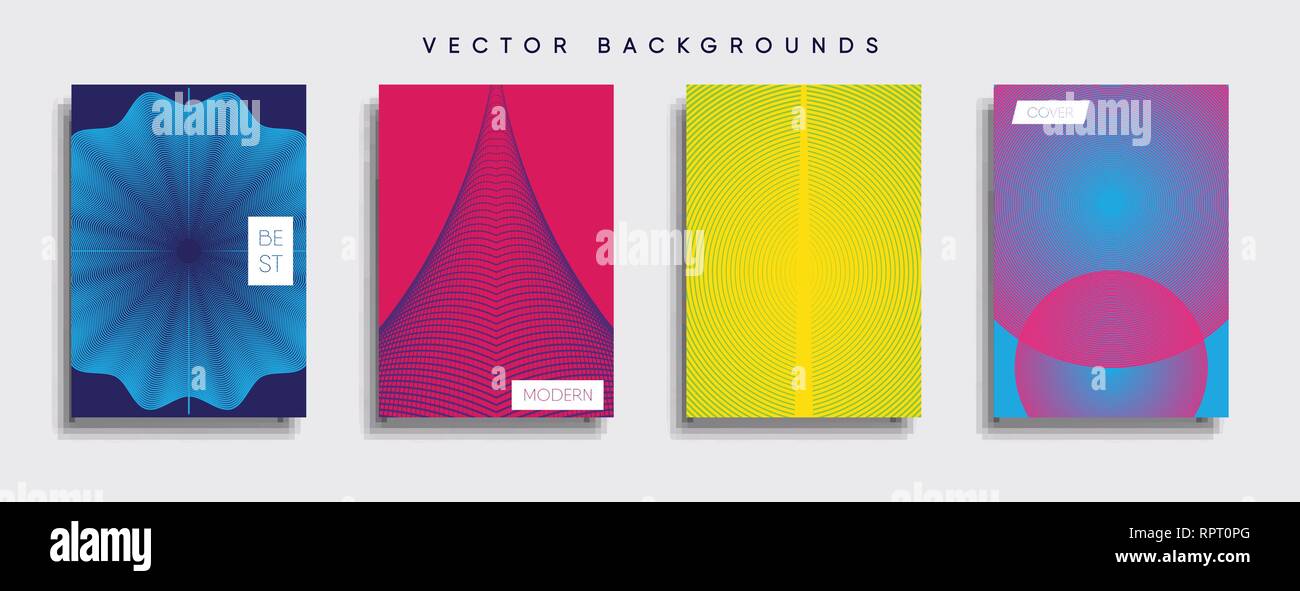 Caver Rpt Vector cover designs. Future Poster template. Smartphone modern ...