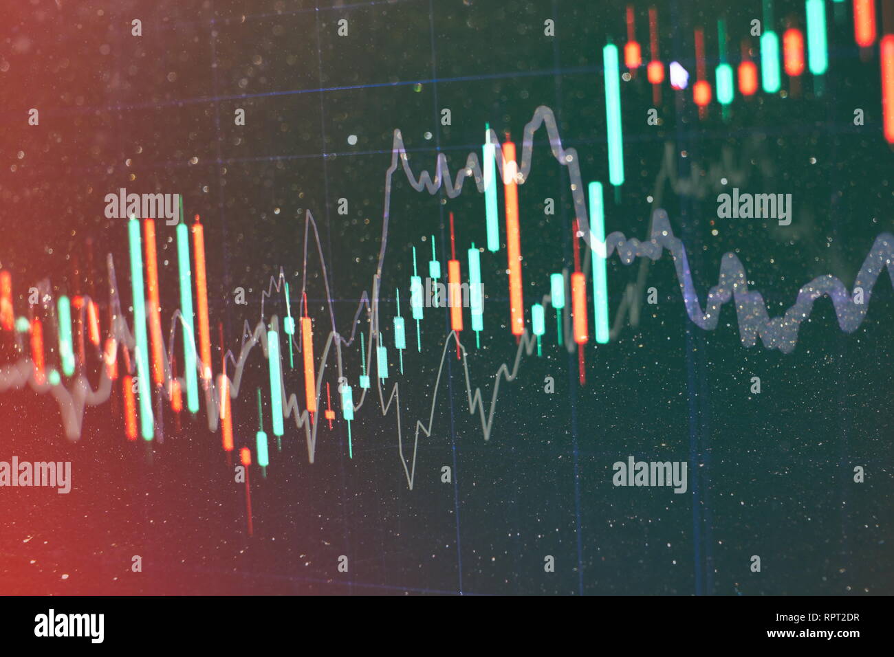 Trading Chart Wallpaper