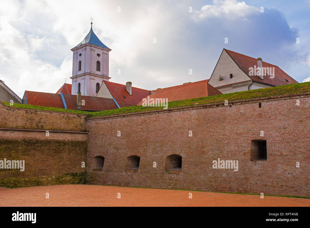The old city walls of Osijek in Osijek-Baranja County, Slavonia, east Croatia Stock Photo