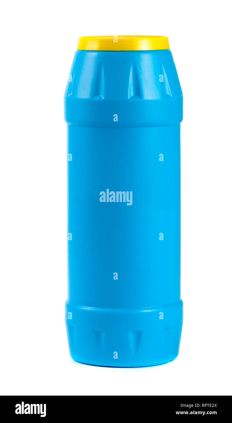 bottle of dishwashing detergent isolated on white background Stock