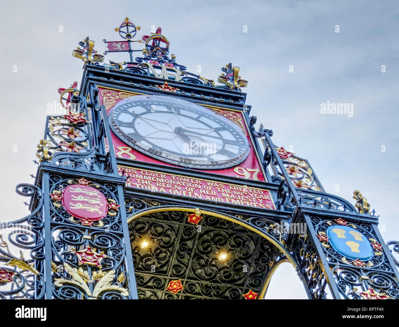 Victorian clock east gate hi-res stock photography and images - Alamy