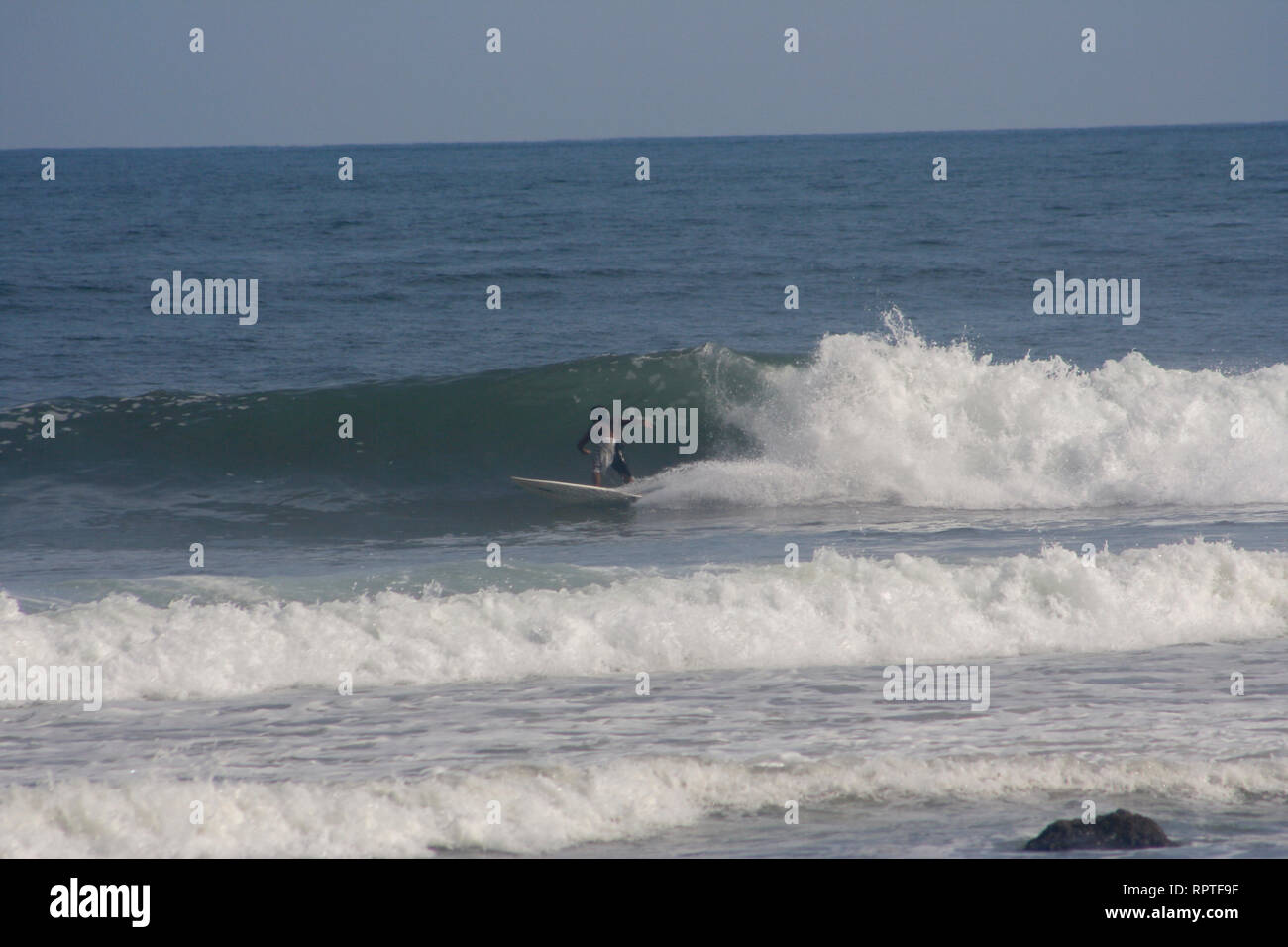 Surfing in El Zonte, La Libertad, El Salvador Stock Photo Alamy