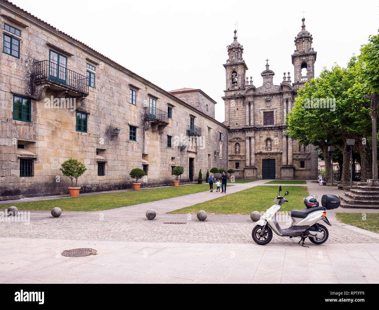 Monasterio de Poio. Pontevedra. Galicia. España Stock Photo