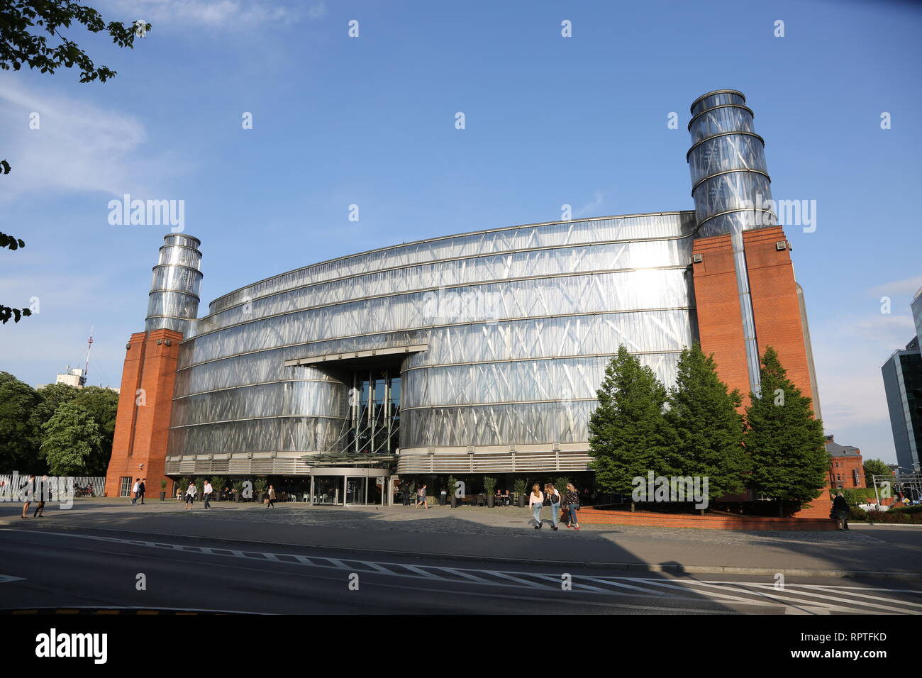 A general view of the Stary Browar trade and art centre, located in the centre of Poznan, Poland Stock Photo