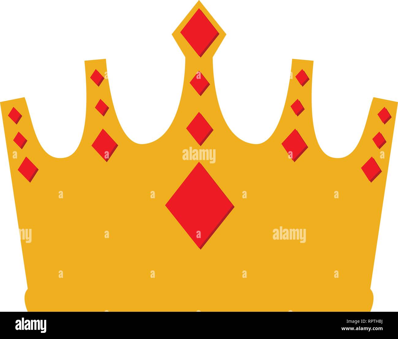 Isolated crown icon Stock Vector Image & Art - Alamy