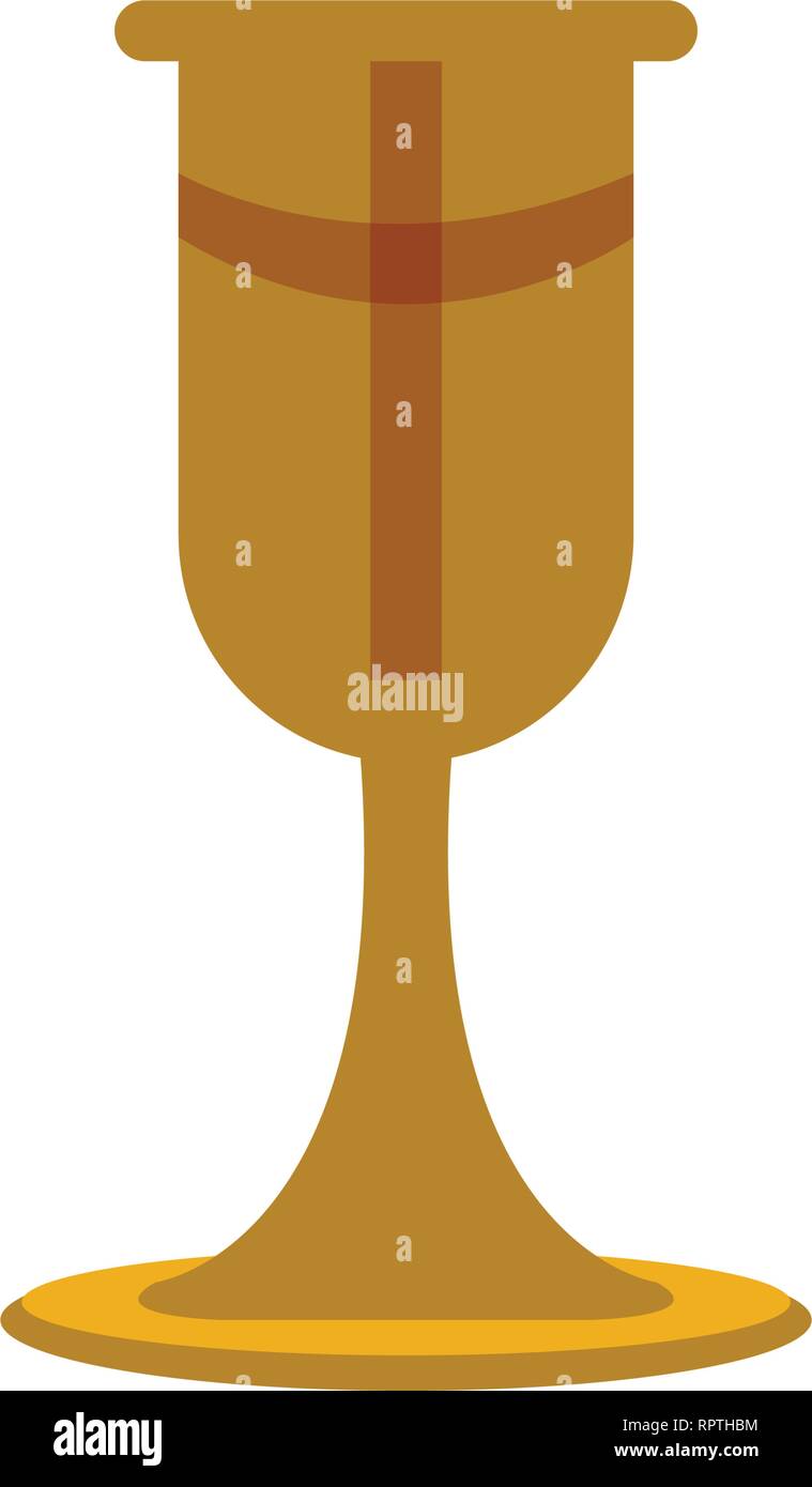 Isolated chalice icon Stock Vector