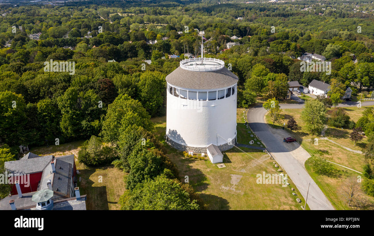 Thomas Hill Standpipe Bangor Maine Usa Stock Photo Alamy