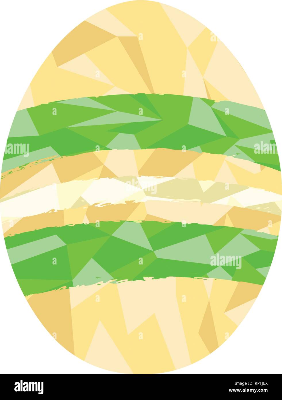 Polygon colored easter egg Stock Vector Image & Art - Alamy