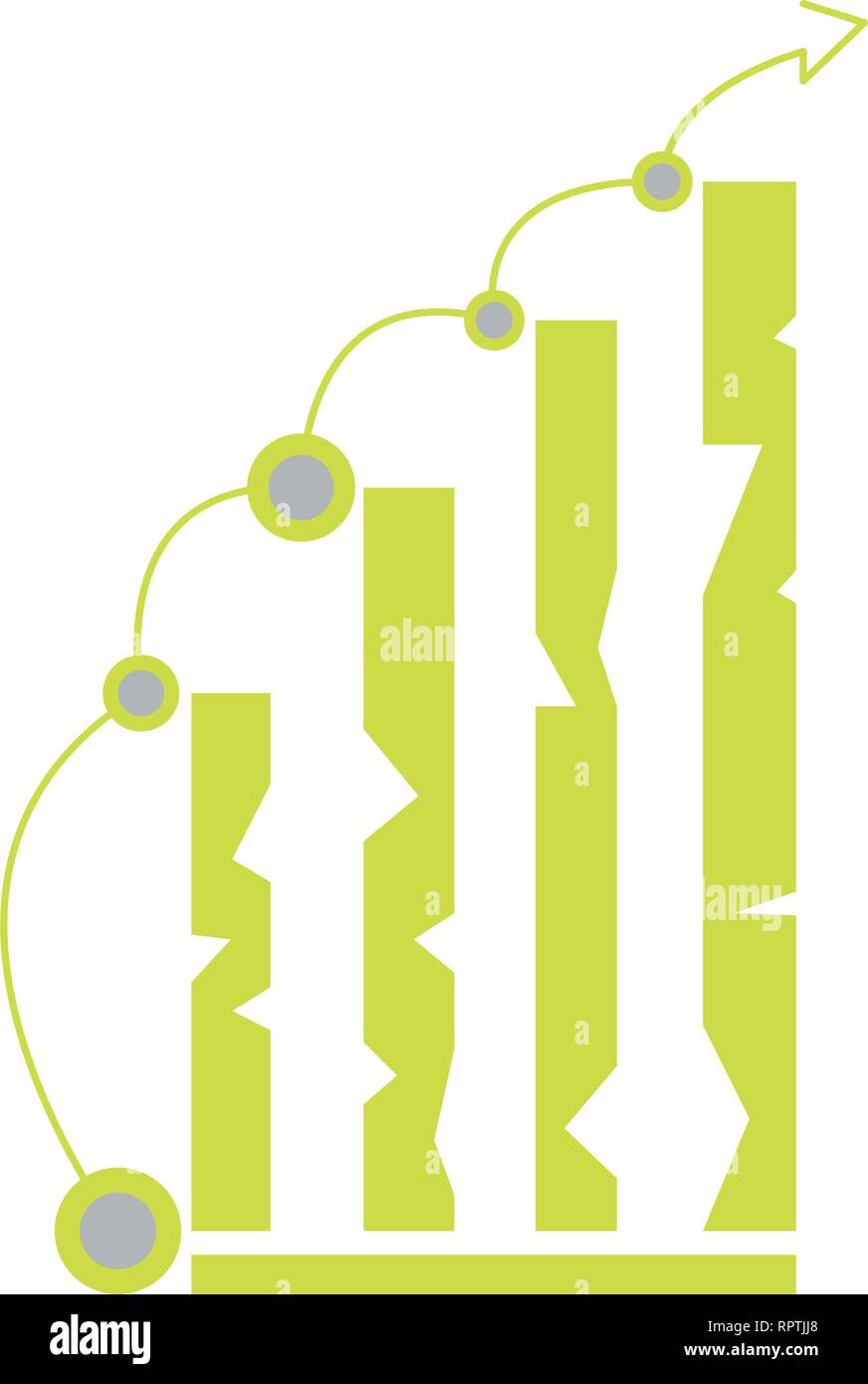 Isolated success business graph Stock Vector Image & Art - Alamy