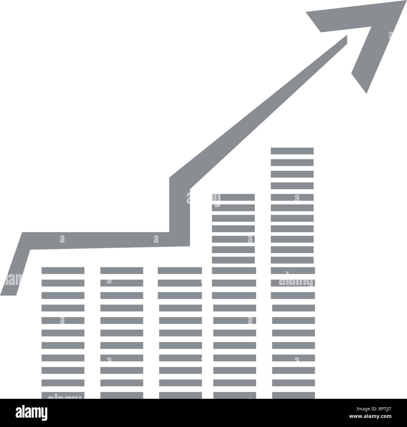 Isolated success business graph Stock Vector Image & Art - Alamy
