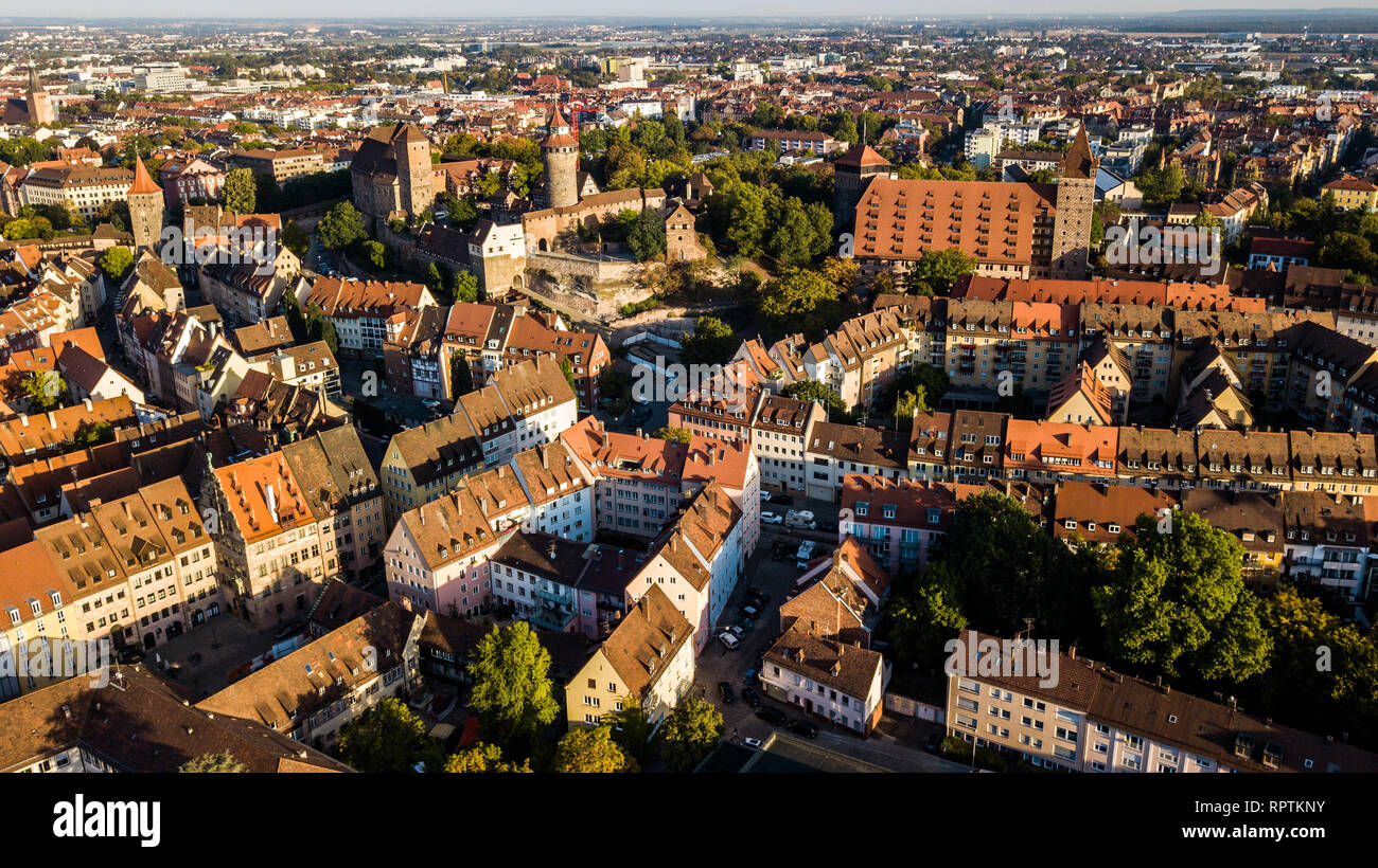 Imperial Castle of Nuremberg and Altstadt or Old Town, Kaiserburg