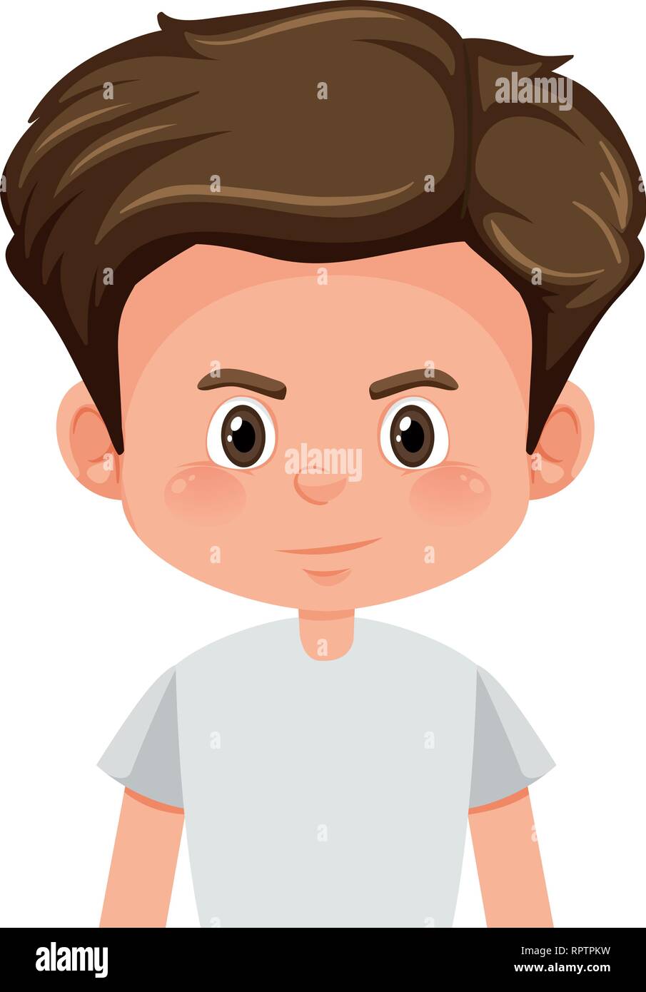 A young man character illustration Stock Vector Image & Art - Alamy