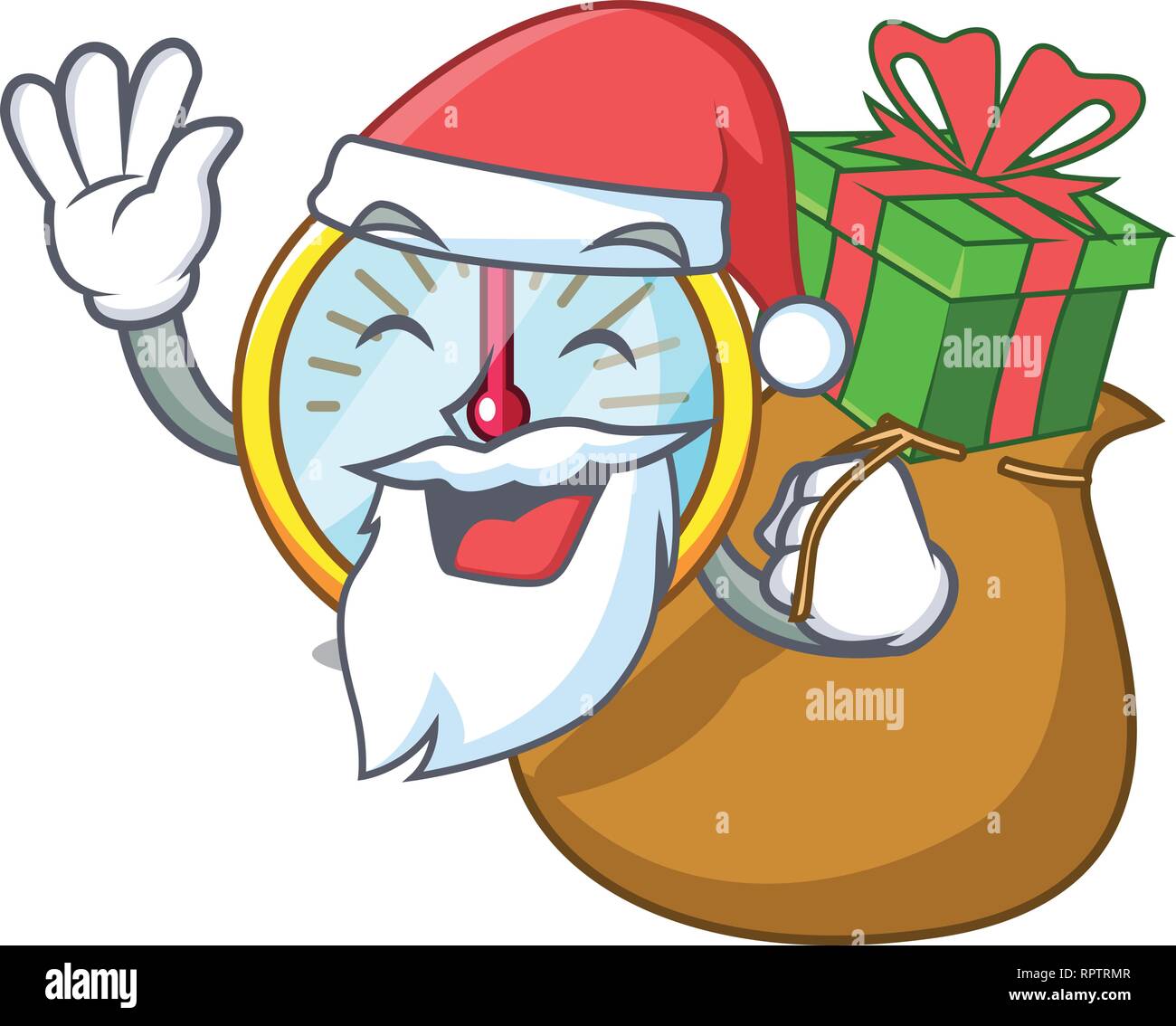 Santa Speedometer Scale motorbike Stock Vector Images - Alamy