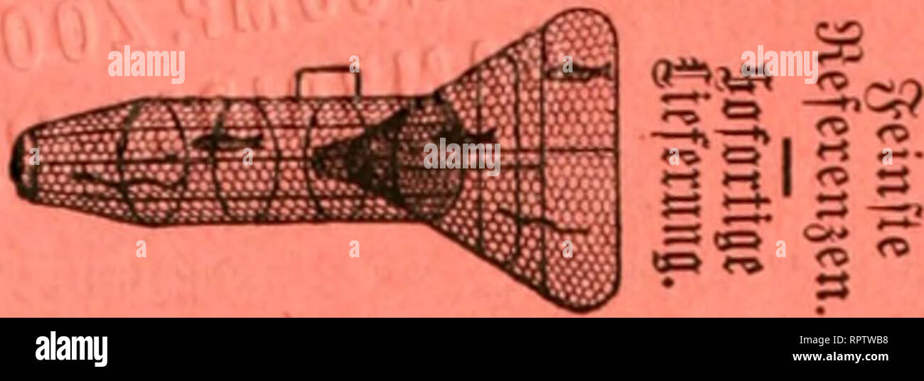 . Allgemeine Fischerei-Zeitung. Julius Koch, Ingenieur Grabow i. Mecklb., ^arfftrnfje 16. $ifd)reufen.*3rabr. tt. $i,dv»ebatf8art. •».SS gg. ilcurpc £ifdjreuffit, £»tjft&gt;nt il«d)tönßer w a n * au§ oeräinftem 2&gt;raQt tjergeftetlt. D. R. 6. m. S*. nr. 250188 und D. R. P. Hr. 178039, otetmal§ ptämttert mit 9JlebatHen unb Diplomen. 9ir. a. fttadjfänger, 100 cm tg., 25 cm fcod) ä mt. 6.50 „ b. „ . ioo „ „ 30 „ „ k „ 7.— „ I. „ [140 „ „ 35 „ „ ä „ 8.- „ II. „ 140 „ „ 40 „ „ ä „ 10.- „ III. „ 150 _ „ &amp;0 „ „ ä „ 12.- « a c CR w •^ u &quot;C » 5 s *1 tt Hoppel-fladjfänfler mit 2 fangtridjterrt Stock Photo