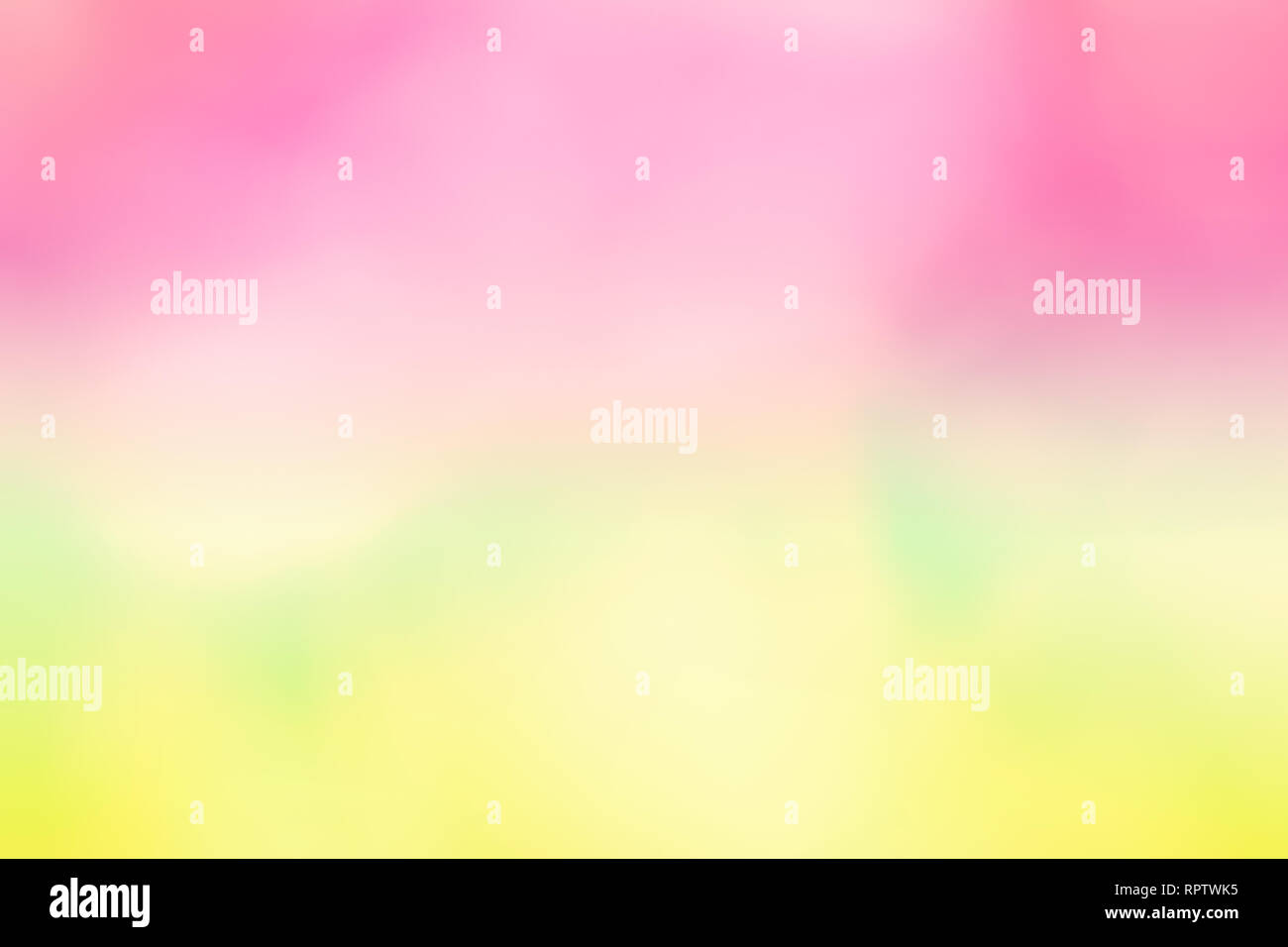 Abstract photo, blurred pastel pink and yellow background with beautiful bokeh Stock Photo