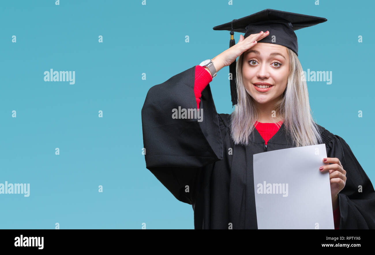 A young female graduate against the background of university graduates  Stock Photo - Alamy