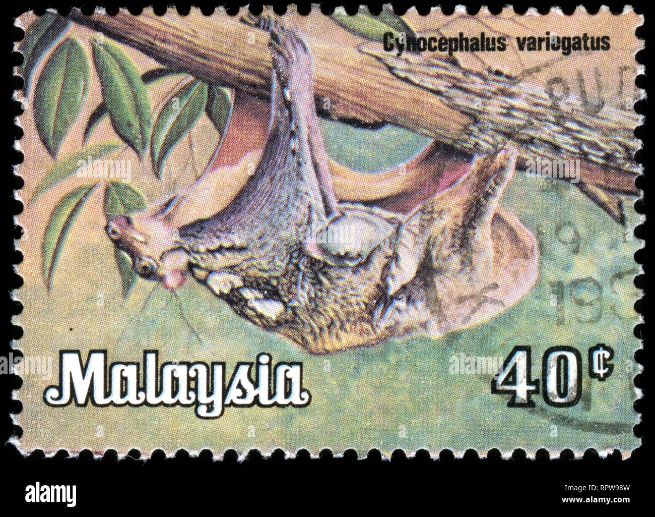 Postage stamp from Malaysia in the Animals series issued in 1979 Stock Photo